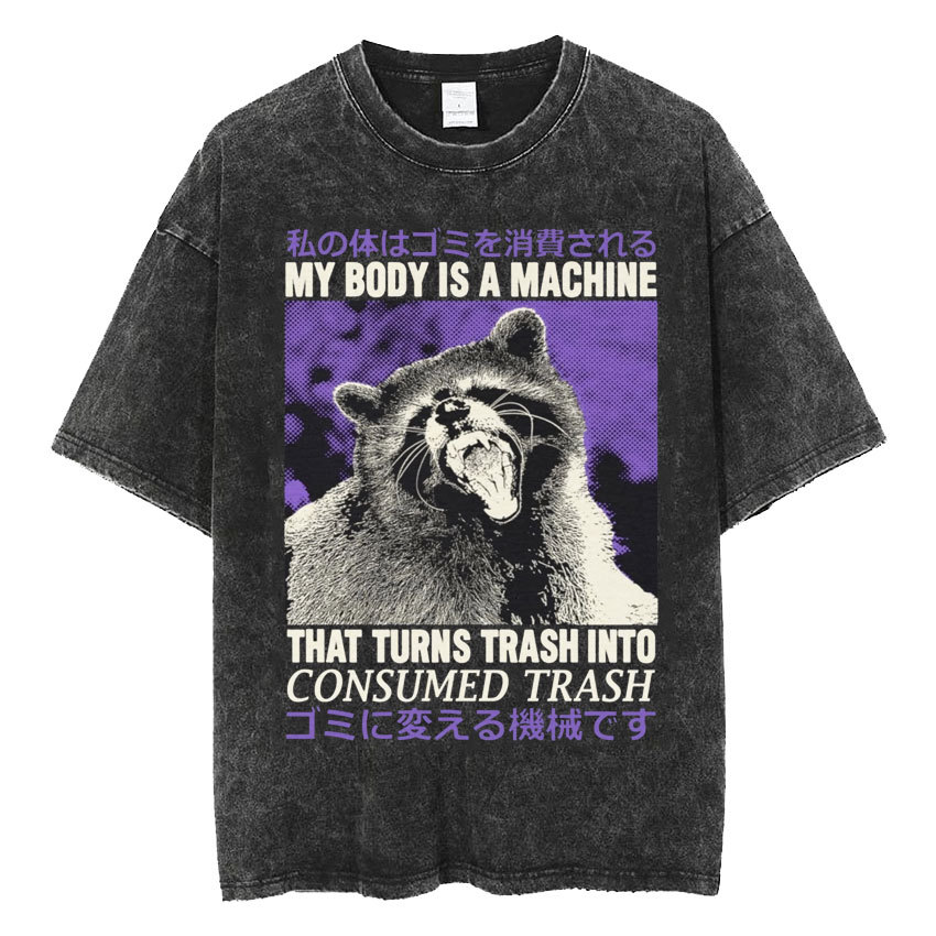 Fashion Personality Frog Print Men's T-shirt - Image 10